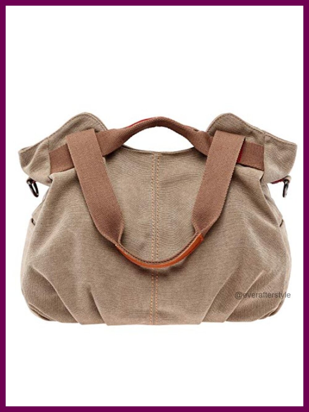 Vintage Hobo Canvas Shoulder Tote Bag Daily Purse Handbag